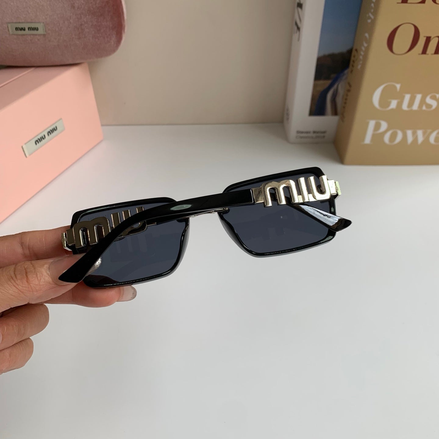 Miu Miu Square Silver Lens Sunglasses for Men & Women - 487686 - detail image 6