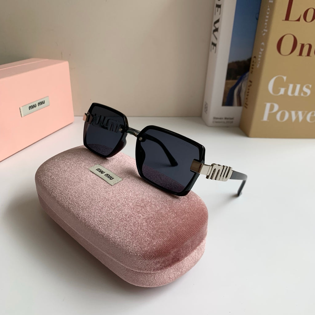 Miu Miu Square Silver Lens Sunglasses for Men & Women - 399202 - detail image 5
