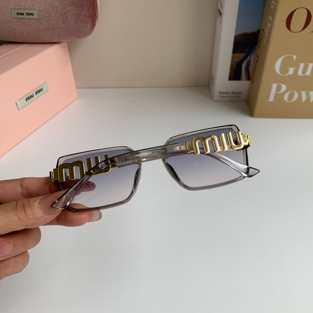 Miu Miu Square Silver Lens Sunglasses for Men & Women - 399203 - detail image 6