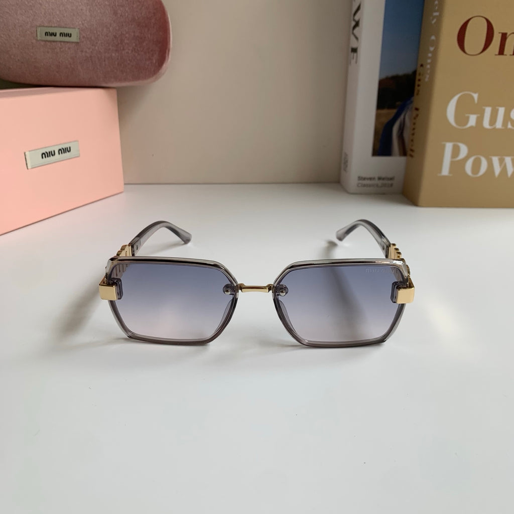 Miu Miu Square Silver Lens Sunglasses for Men & Women - 399203 - detail image 5