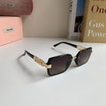 Miu Miu Square Silver Lens Sunglasses for Men & Women - 487688