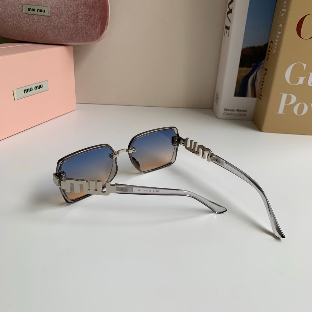 Miu Miu Square Silver Lens Sunglasses for Men & Women - 487689 - detail image 8