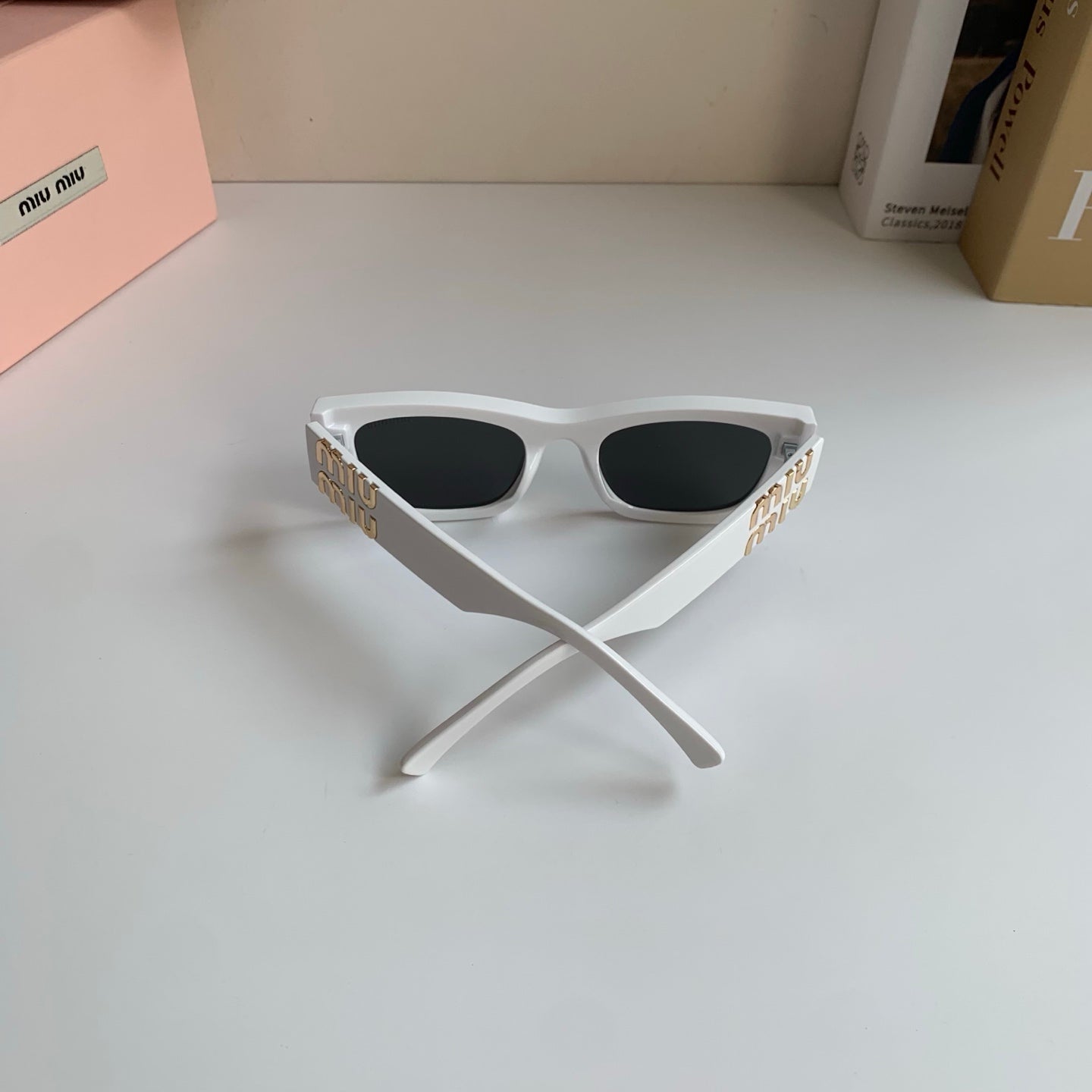 Miu Miu Square Red Lens Sunglasses for Men & Women - 487730 - detail image 7