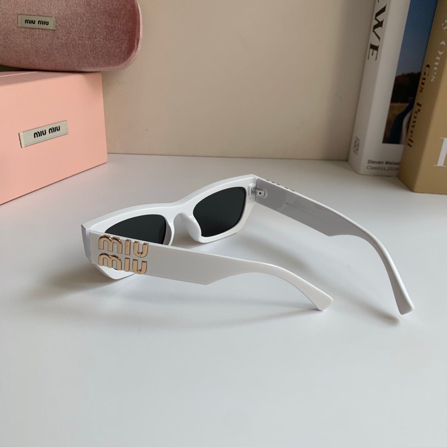 Miu Miu Square Red Lens Sunglasses for Men & Women - 487730 - detail image 6
