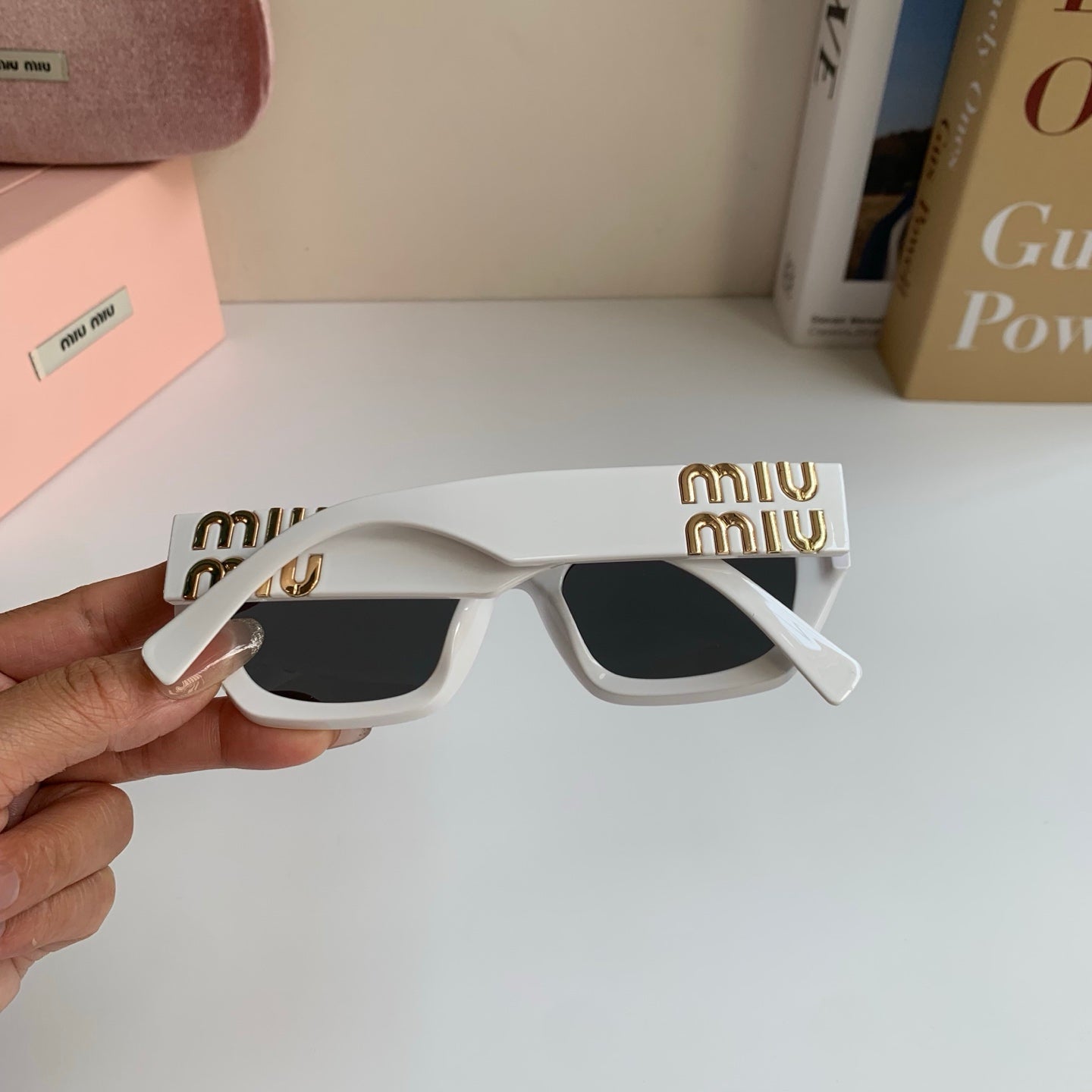 Miu Miu Square Red Lens Sunglasses for Men & Women - 416258 - detail image 8