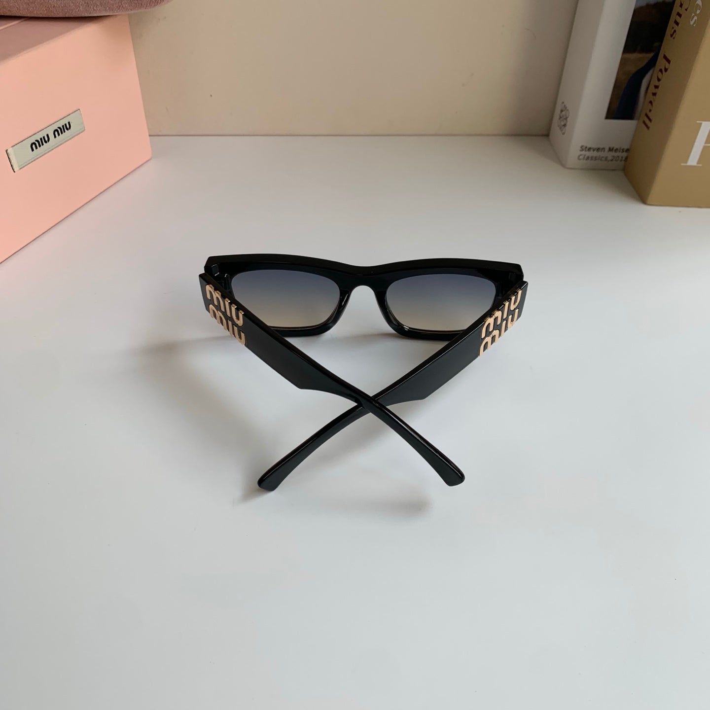 Miu Miu Square Silver Lens Sunglasses for Men & Women - 416259 - detail image 7