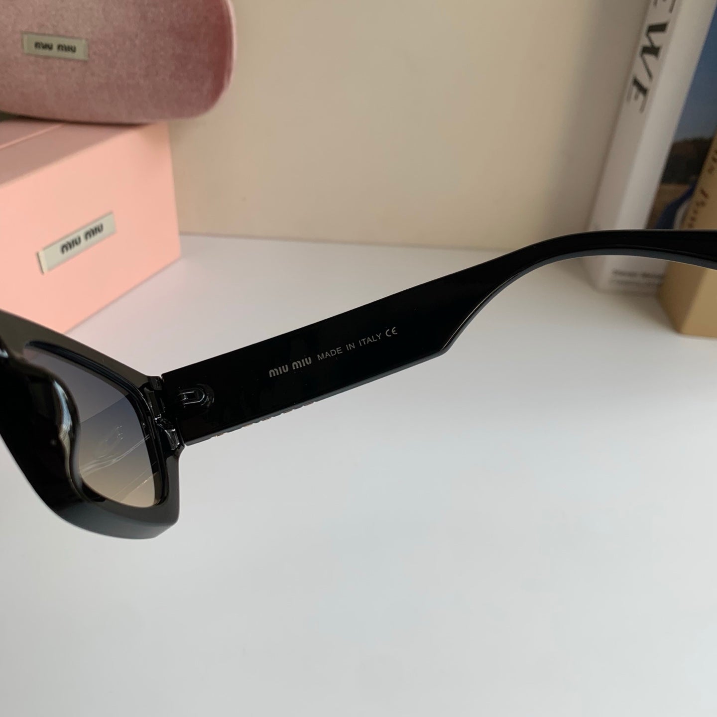 Miu Miu Square Silver Lens Sunglasses for Men & Women - 487731 - detail image 8