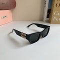 Miu Miu Square Gold Lens Sunglasses for Men & Women