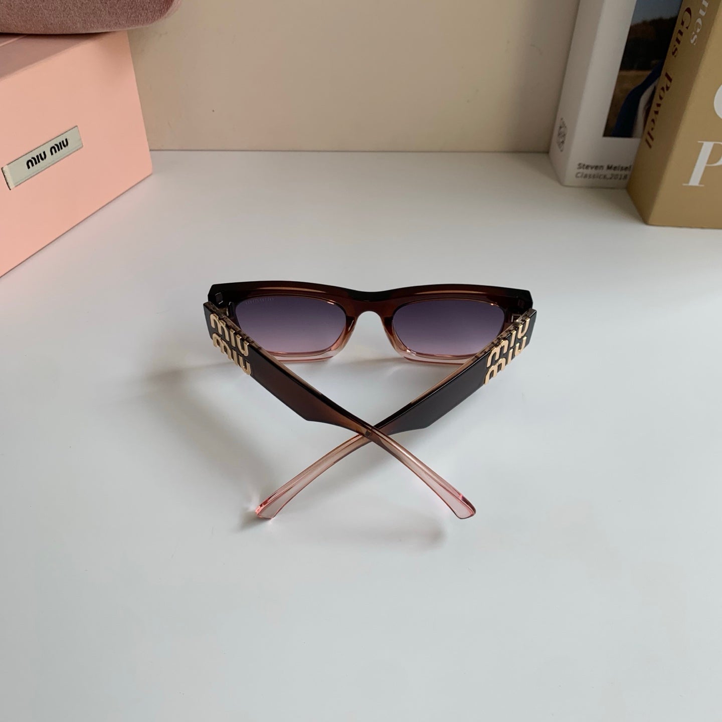 Miu Miu Square Silver Lens Sunglasses for Men & Women - 487733 - detail image 7