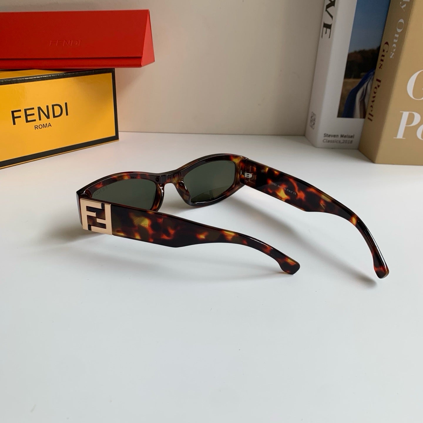 Fendi Fashion Black Lens Sunglasses for Men & Women - 416303 - detail image 8