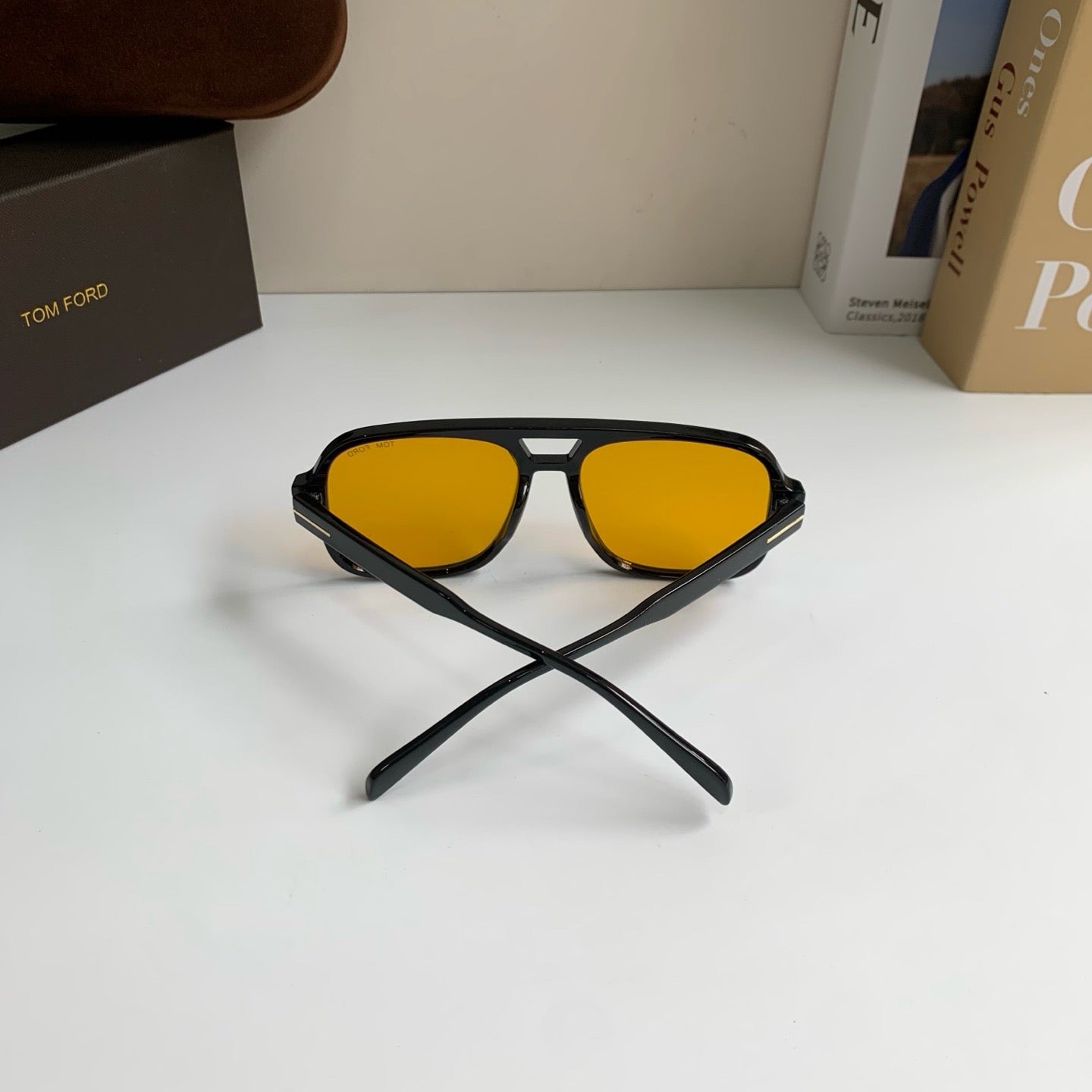 Tom Ford Fashion Orange Lens Sunglasses for Men & Women - detail image 6