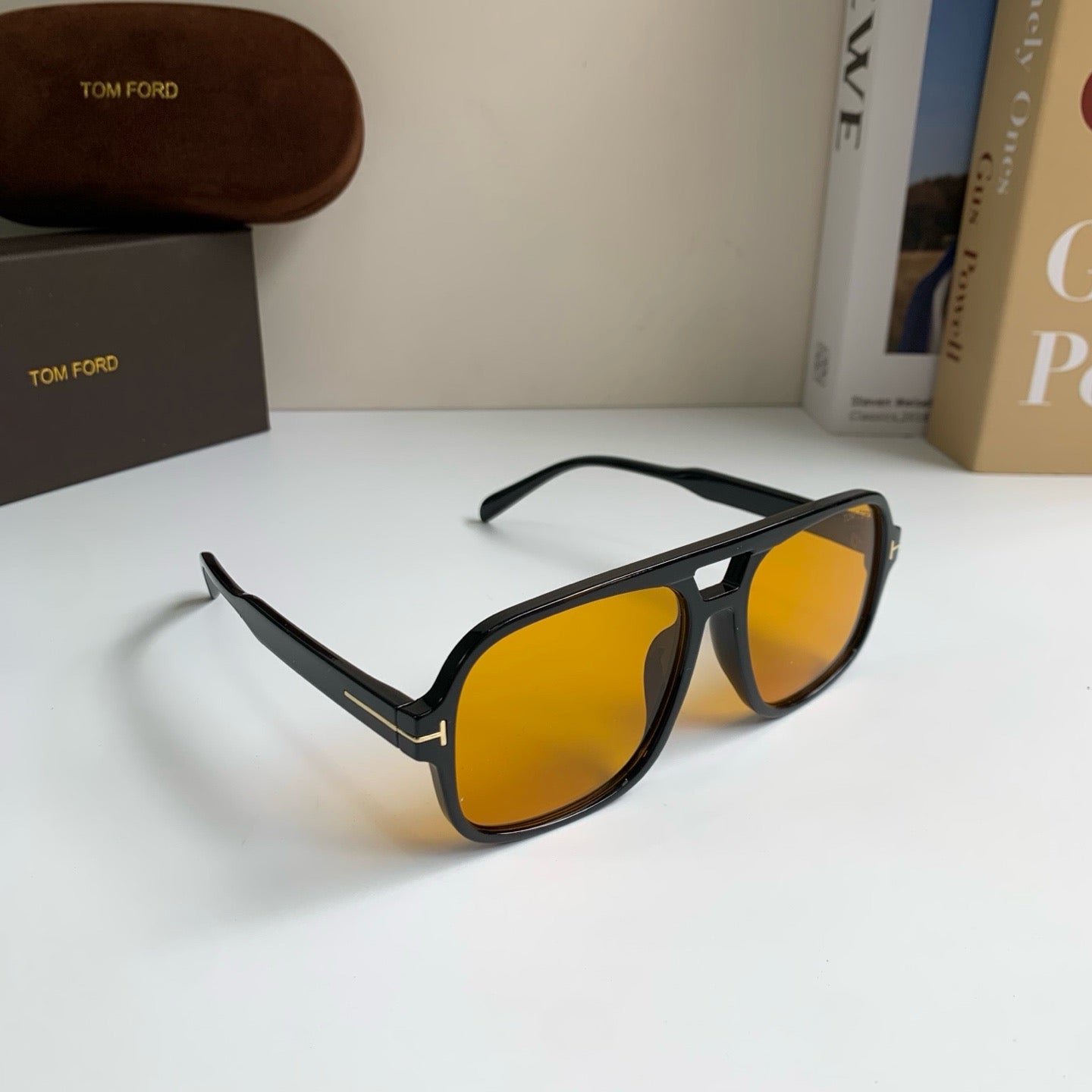 Tom Ford Fashion Orange Lens Sunglasses for Men & Women