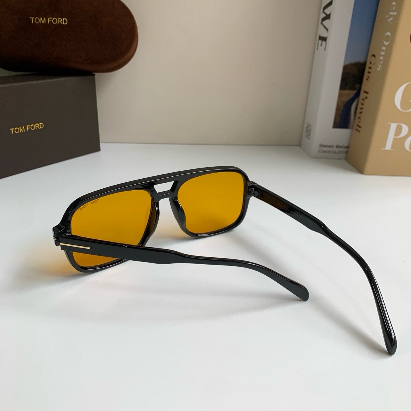 Tom Ford Fashion Orange Lens Sunglasses for Men & Women - detail image 8