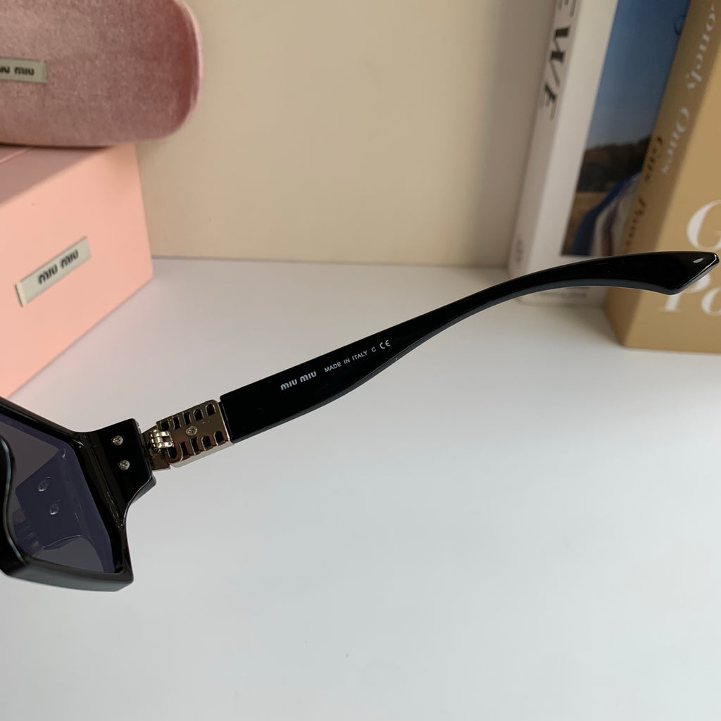 Miu Miu Square Silver Lens Sunglasses for Men & Women - 416205 - detail image 6