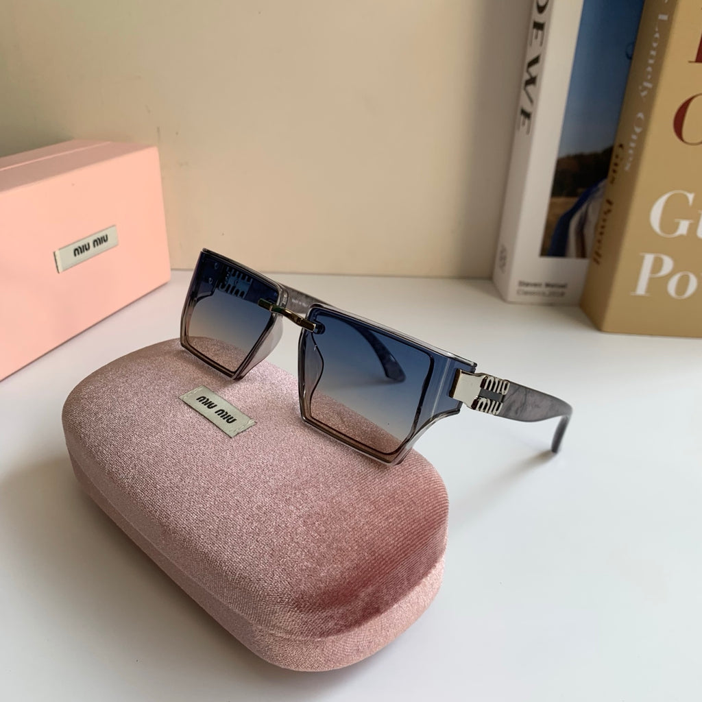Miu Miu Square Silver Lens Sunglasses for Men & Women - 416207 - detail image 5