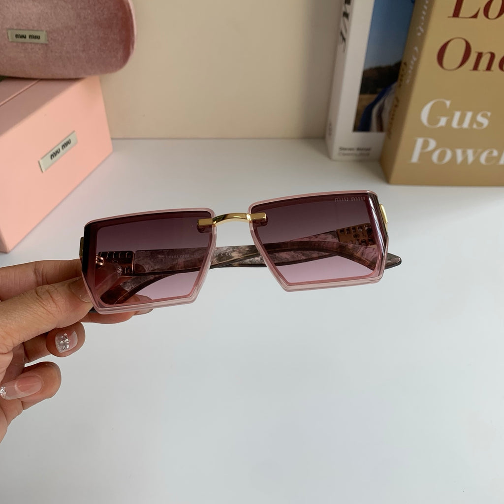 Miu Miu Square Silver Lens Sunglasses for Men & Women - 416208 - detail image 3