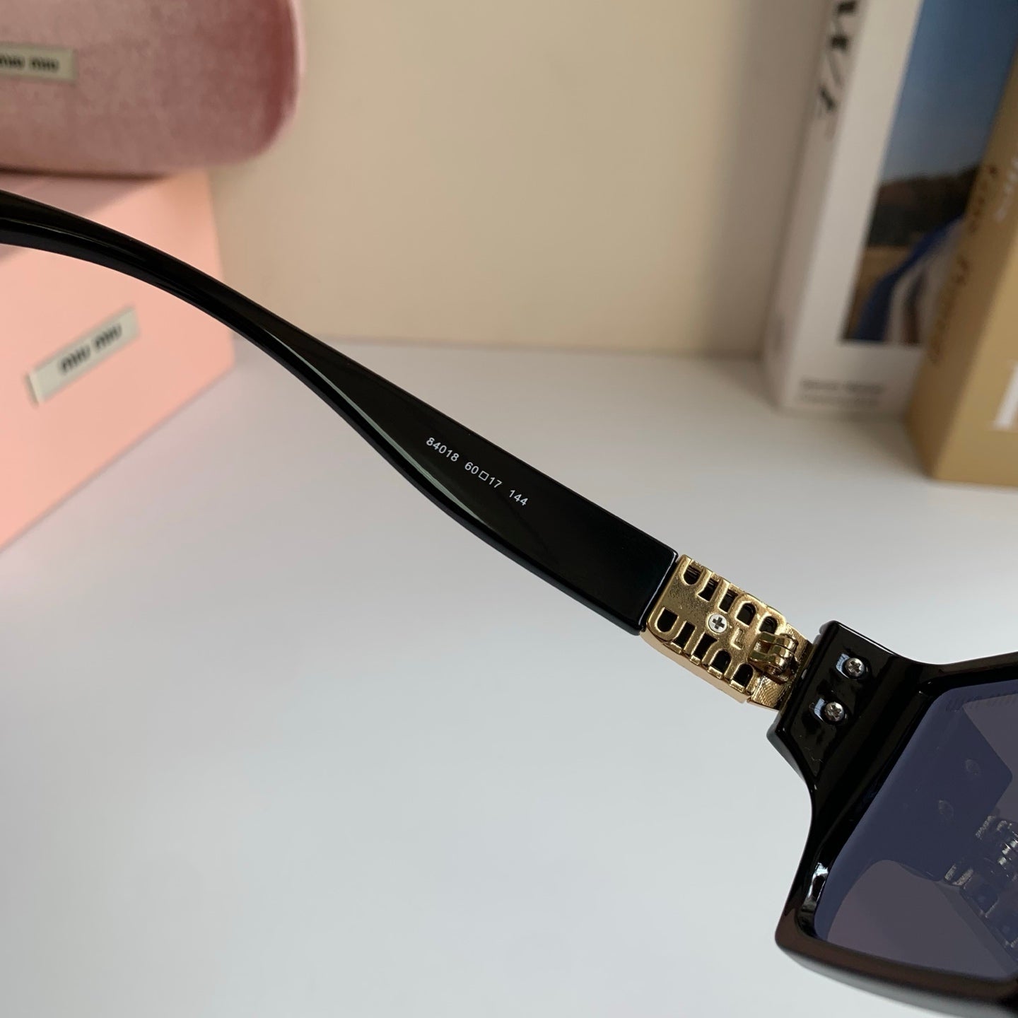Miu Miu Square Silver Lens Sunglasses for Men & Women - 416209 - detail image 6