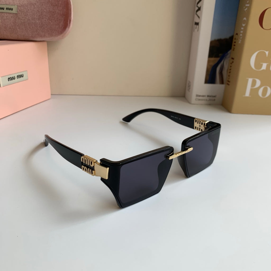 Miu Miu Square Silver Lens Sunglasses for Men & Women - 416209