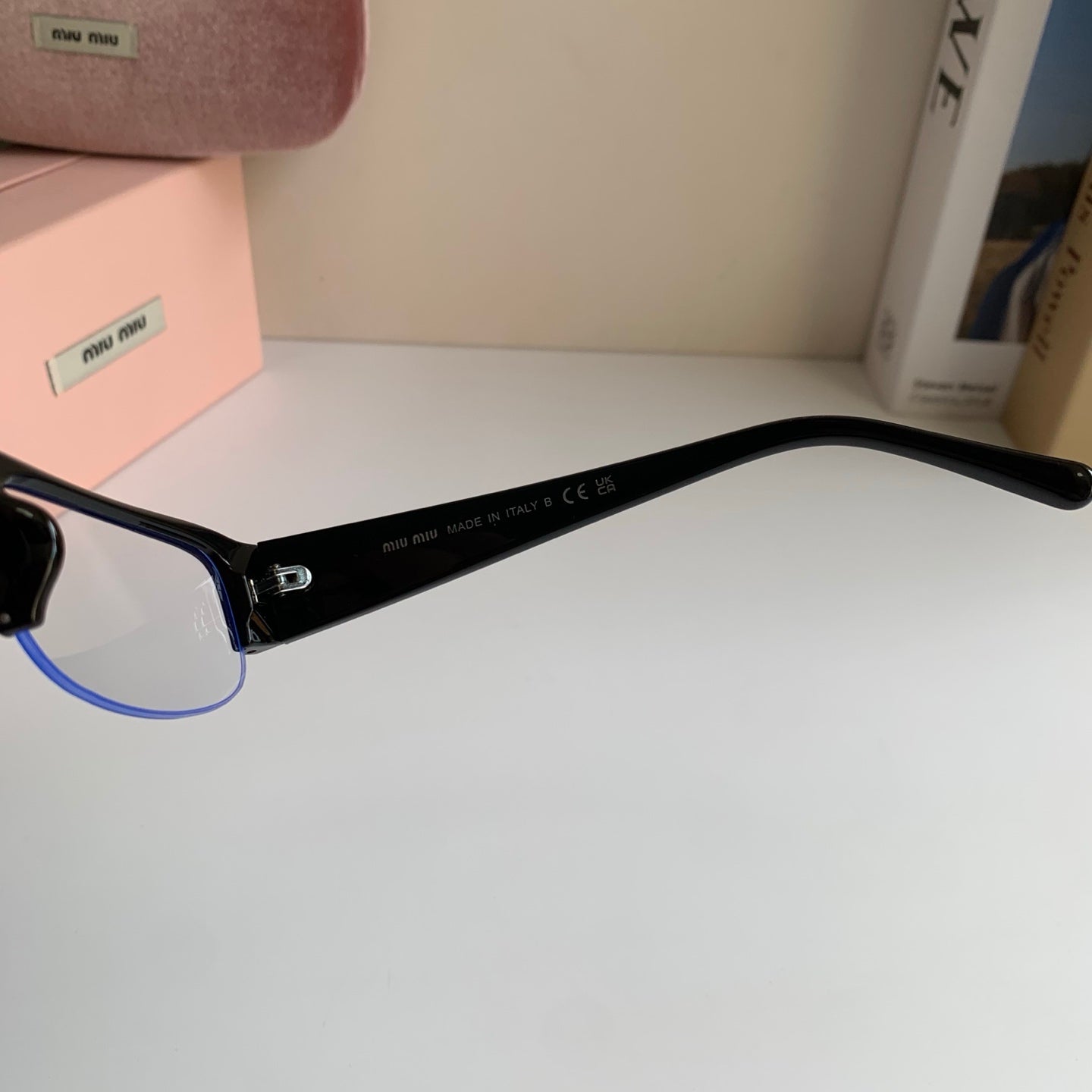 Miu Miu Square Silver Lens Sunglasses for Men & Women - 416200 - detail image 7