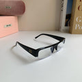 Miu Miu Square Silver Lens Sunglasses for Men & Women - 416200