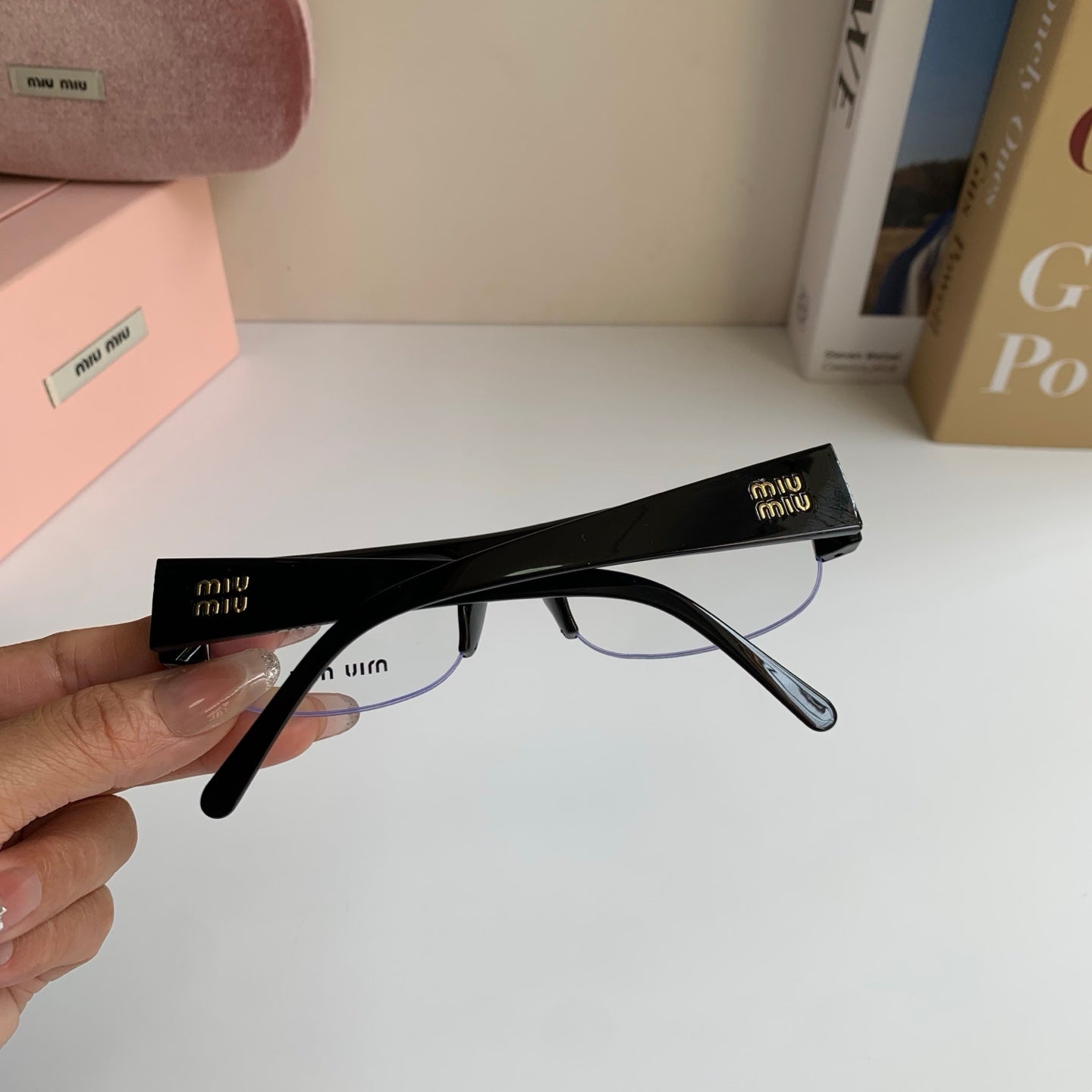 Miu Miu Square Silver Lens Sunglasses for Men & Women - 416200 - detail image 8