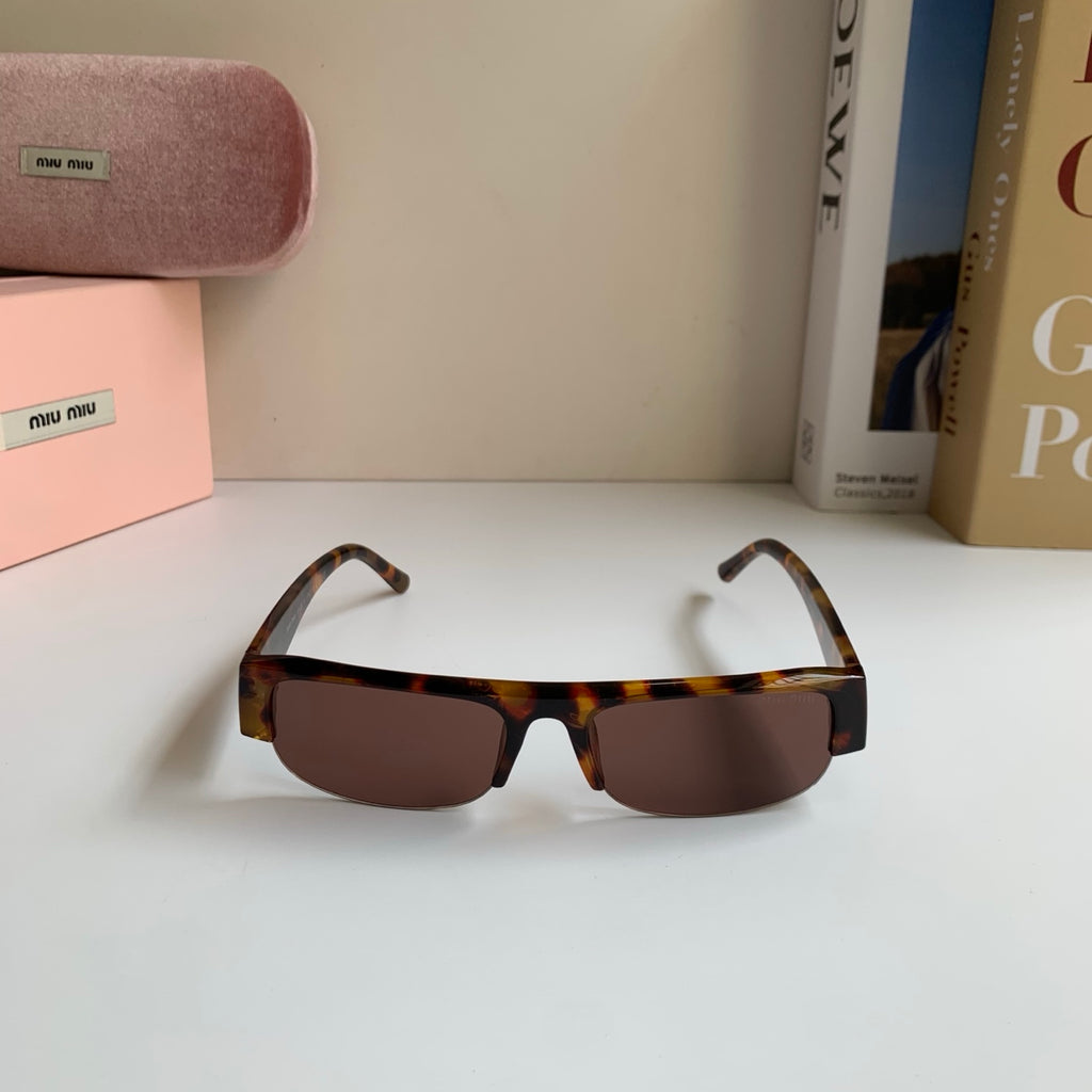 Miu Miu Square Silver Lens Sunglasses for Men & Women - 416201 - detail image 3