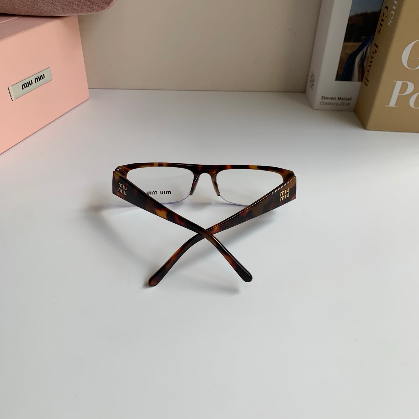 Miu Miu Square Silver Lens Sunglasses for Men & Women - 416202 - detail image 7