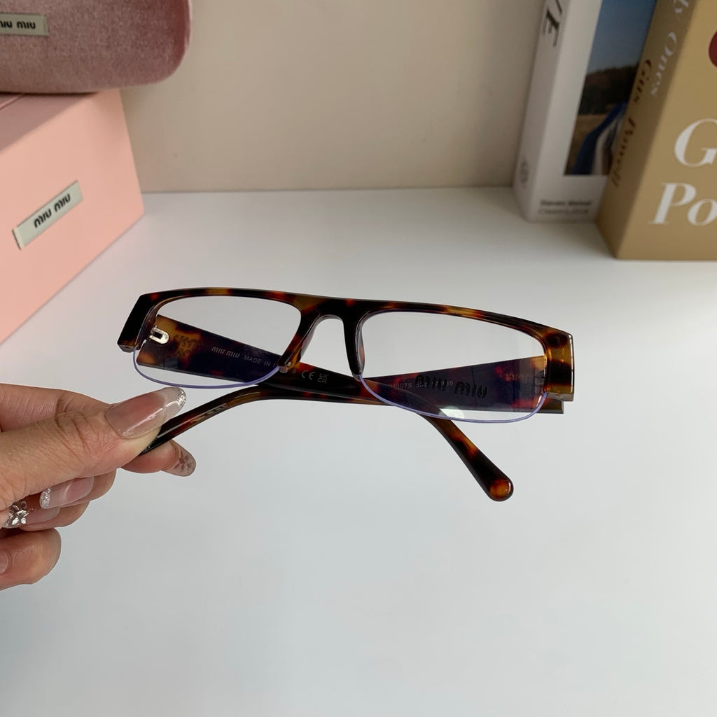 Miu Miu Square Silver Lens Sunglasses for Men & Women - 416202 - detail image 5