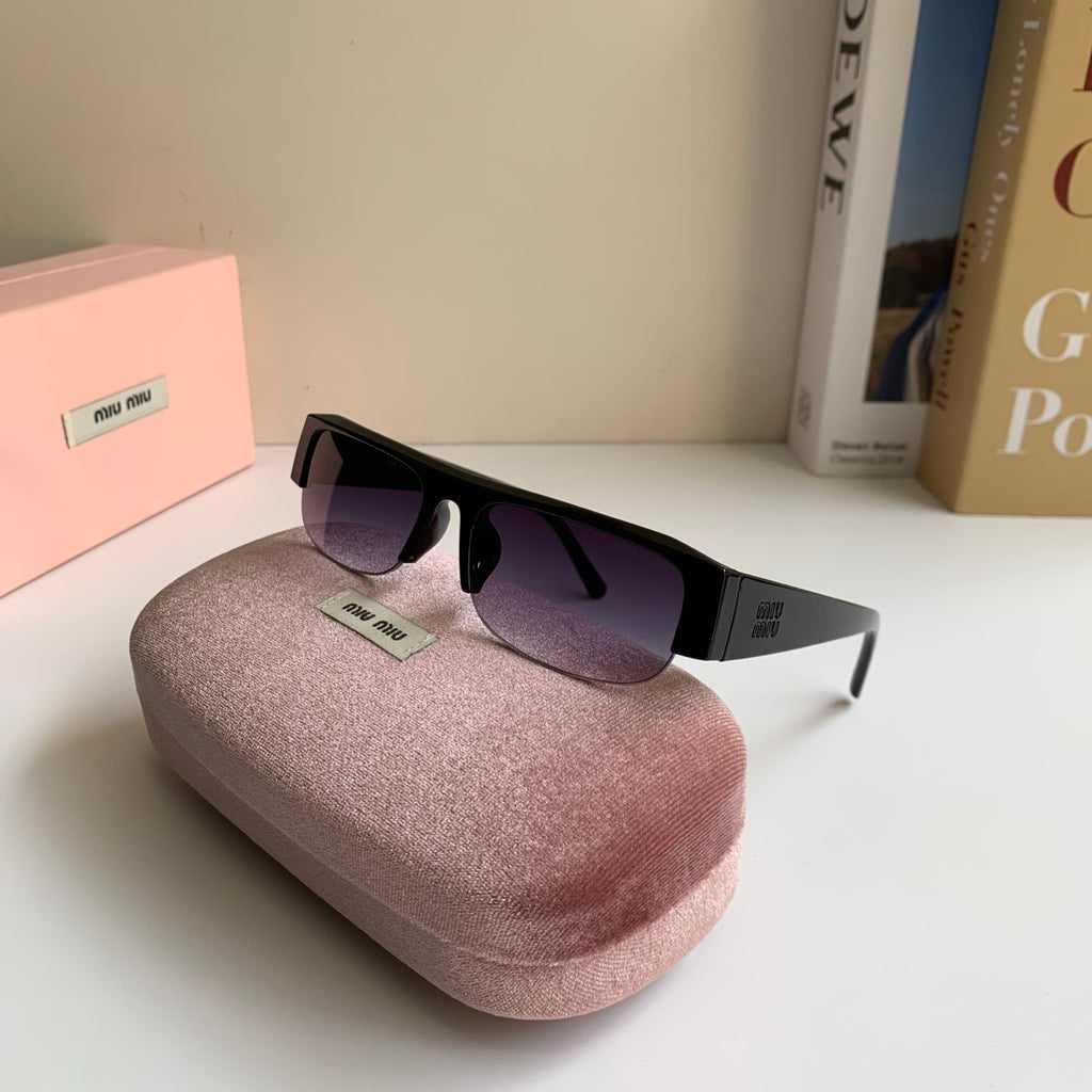 Miu Miu Square Silver Lens Sunglasses for Men & Women - 416203 - detail image 3