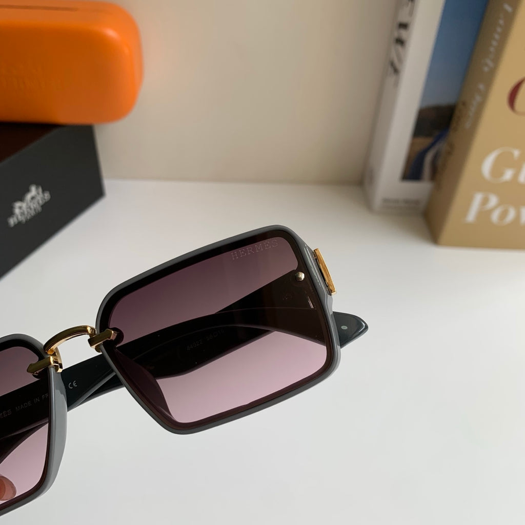 Hermès Square Silver Lens Sunglasses for Men & Women - 416535 - detail image 6