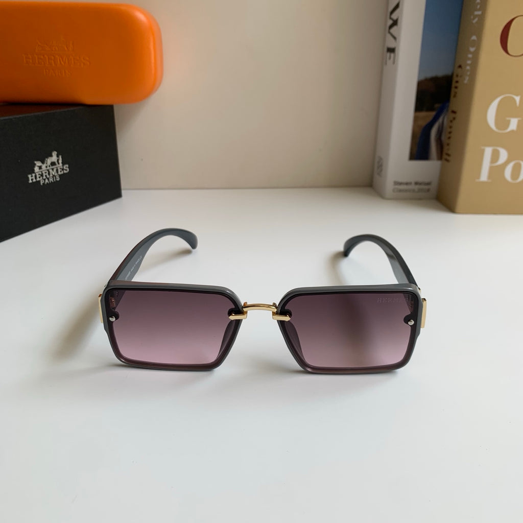 Hermès Square Silver Lens Sunglasses for Men & Women - 416535 - detail image 3