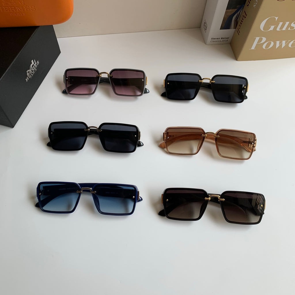 Hermès Square Brown Lens Sunglasses for Men & Women - 416537 - detail image 9