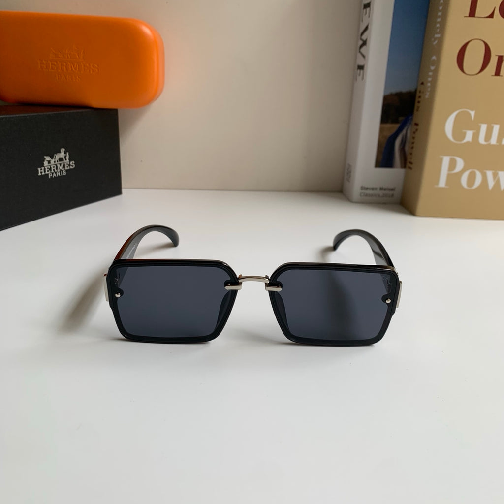 Hermès Square Silver Lens Sunglasses for Men & Women - 416536 - detail image 3