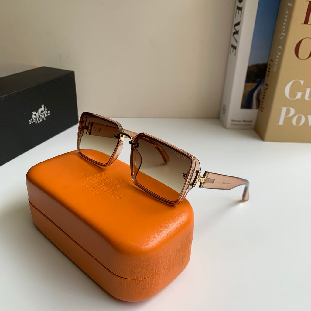 Hermès Square Brown Lens Sunglasses for Men & Women - 416537 - detail image 5