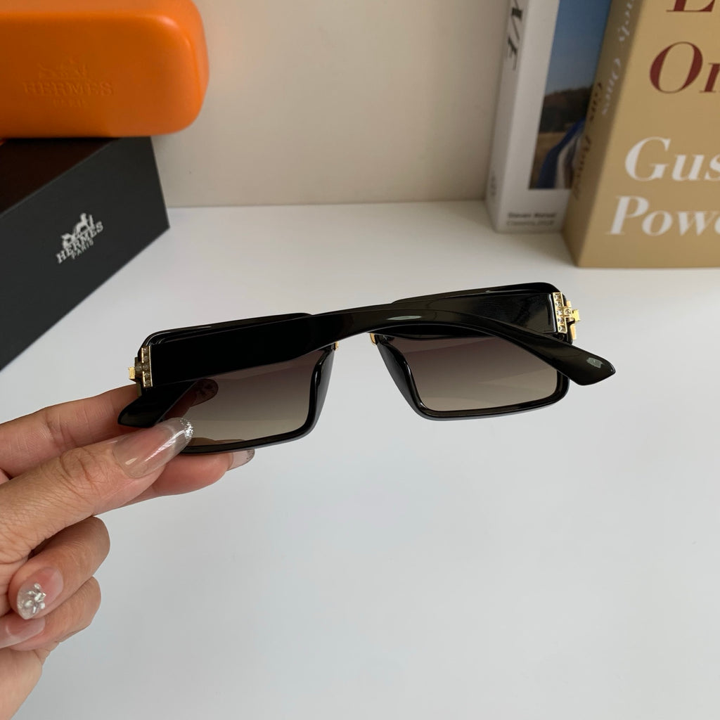 Hermès Square Silver Lens Sunglasses for Men & Women - 416538 - detail image 6