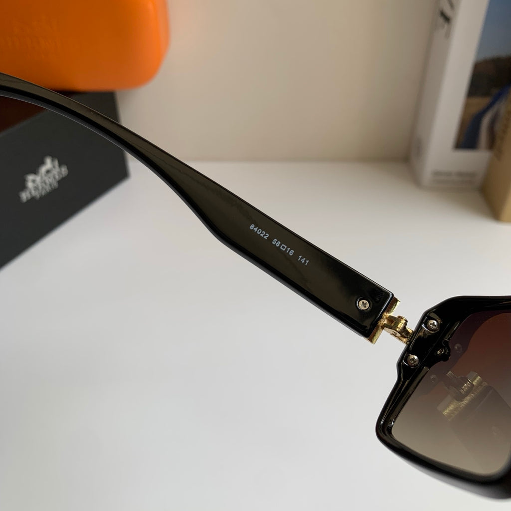 Hermès Square Silver Lens Sunglasses for Men & Women - 416538 - detail image 8