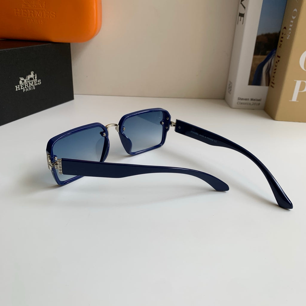 Hermès Square Blue Lens Sunglasses for Men & Women - detail image 7