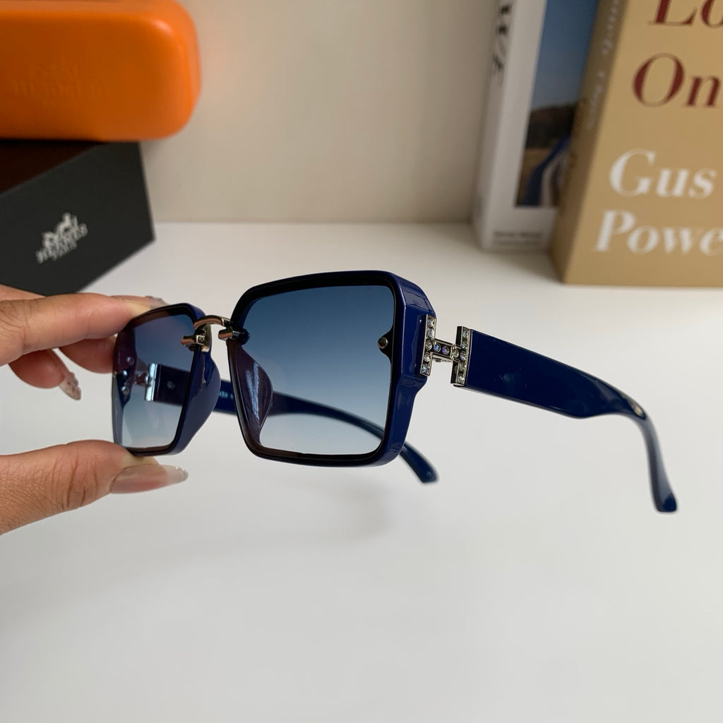 Hermès Square Blue Lens Sunglasses for Men & Women - detail image 6