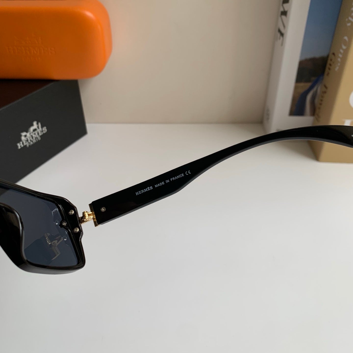 Hermès Square Silver Lens Sunglasses for Men & Women - 416540 - detail image 6