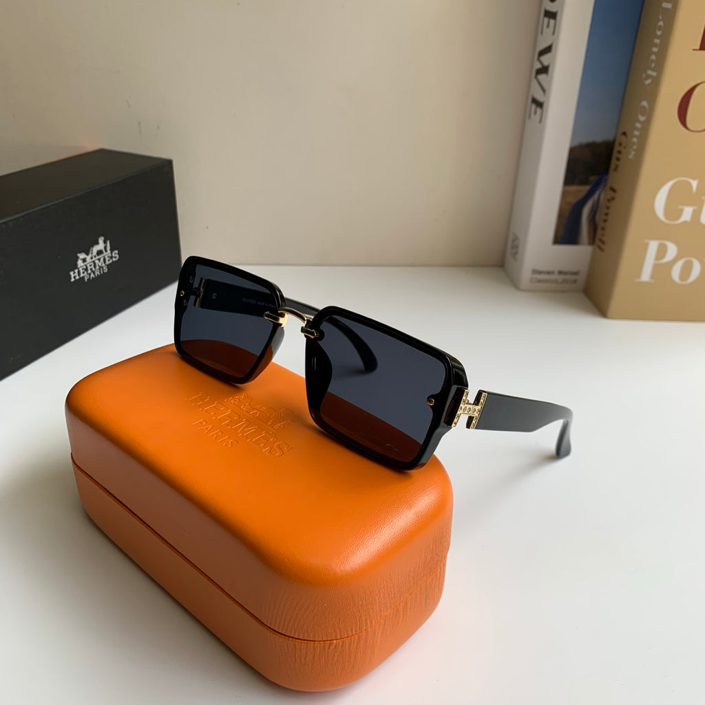 Hermès Square Silver Lens Sunglasses for Men & Women - 416540 - detail image 4