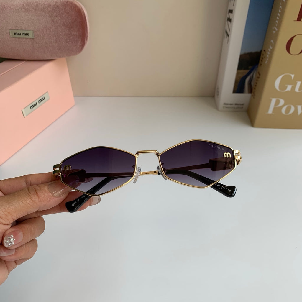 Miu Miu Metal Round Silver Lens Sunglasses for Men & Women - 432697 - detail image 3