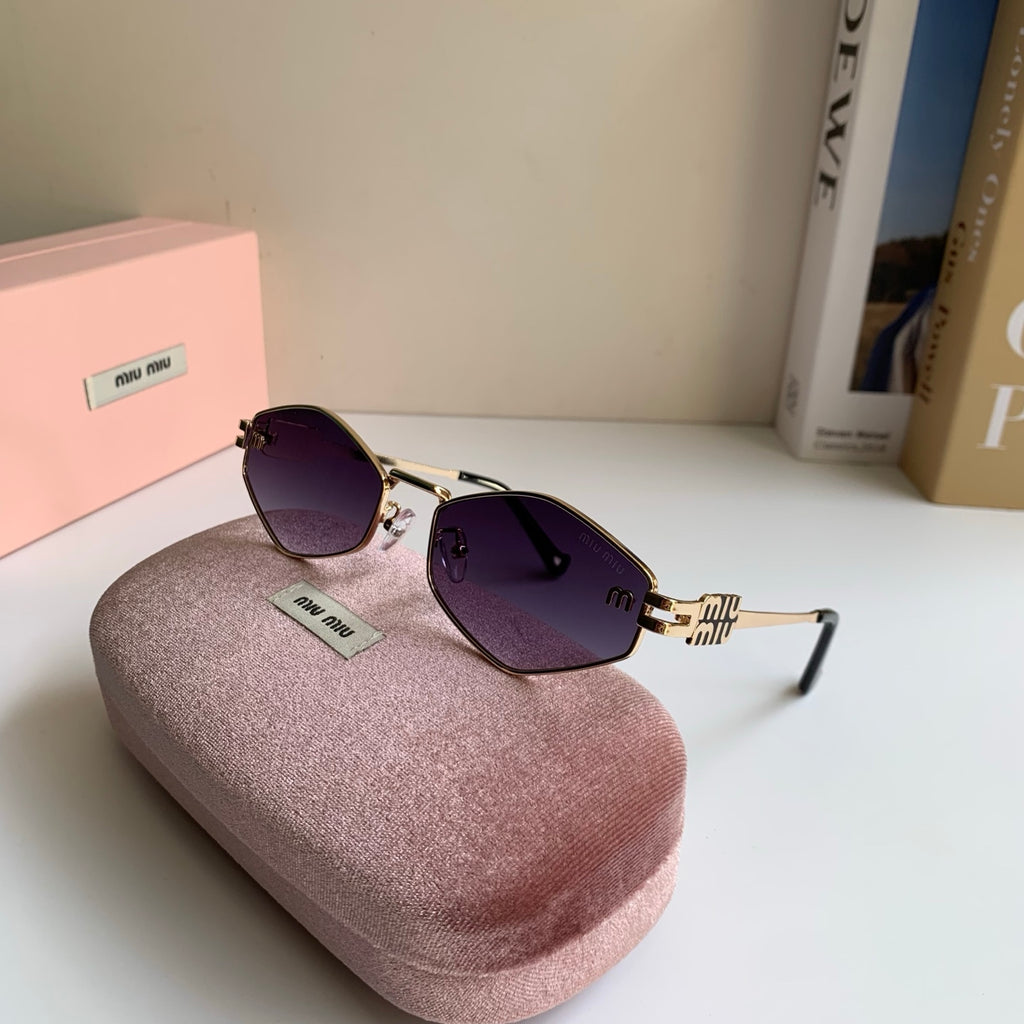 Miu Miu Metal Round Silver Lens Sunglasses for Men & Women - 432697 - detail image 4