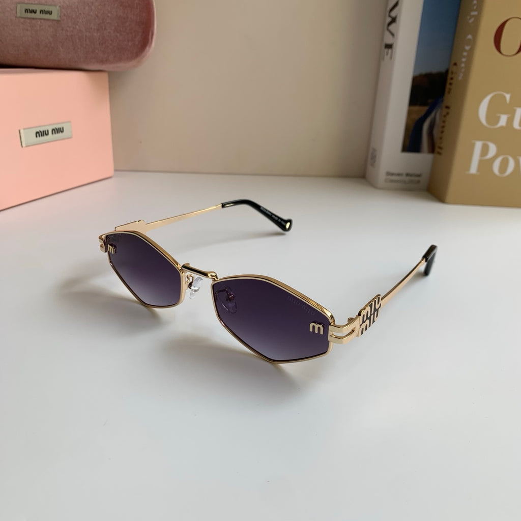Miu Miu Metal Round Silver Lens Sunglasses for Men & Women - 432697 - detail image 2