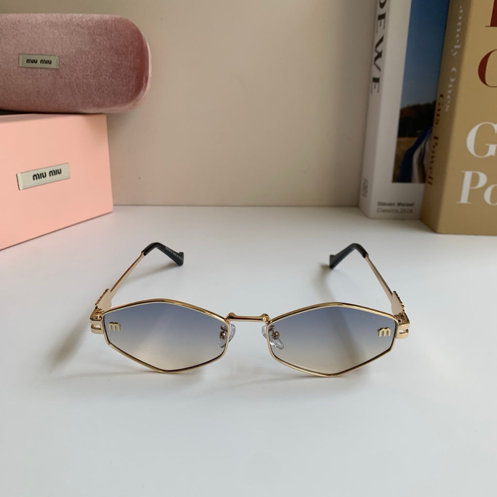 Miu Miu Metal Round Silver Lens Sunglasses for Men & Women - 432698 - detail image 3