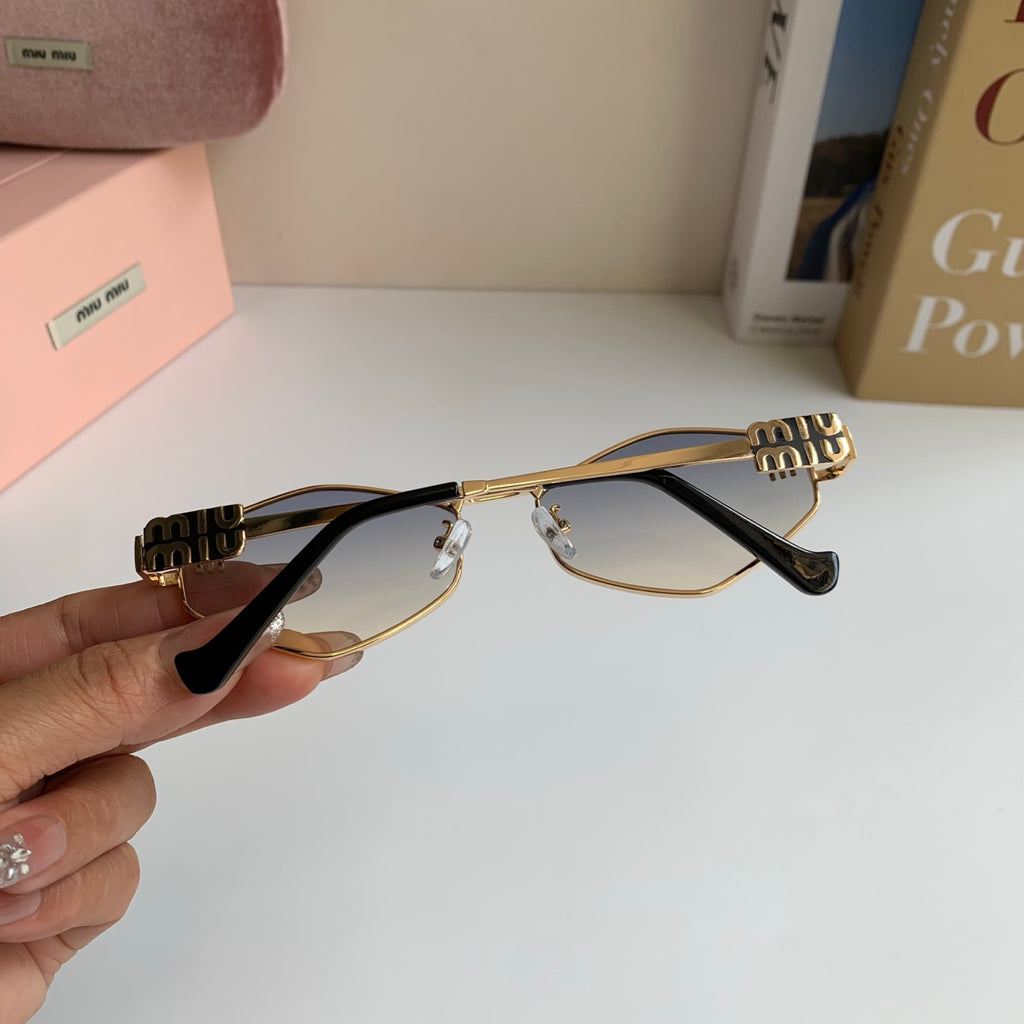 Miu Miu Metal Round Silver Lens Sunglasses for Men & Women - 432698 - detail image 8