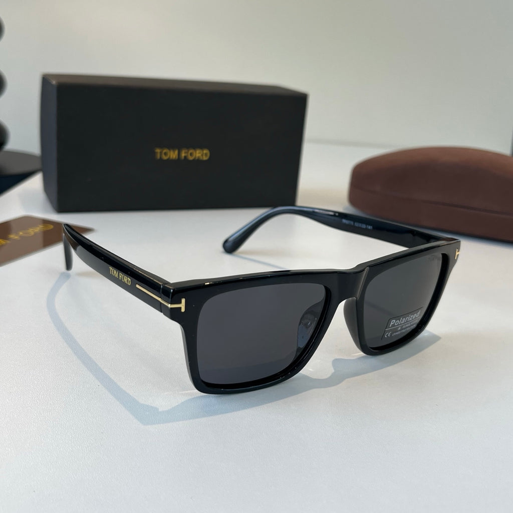 Tom Ford Fashion Black Lens Sunglasses for Men & Women - 416417