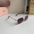 Miu Miu Metal Fashion Silver Lens Sunglasses for Men & Women - 432622