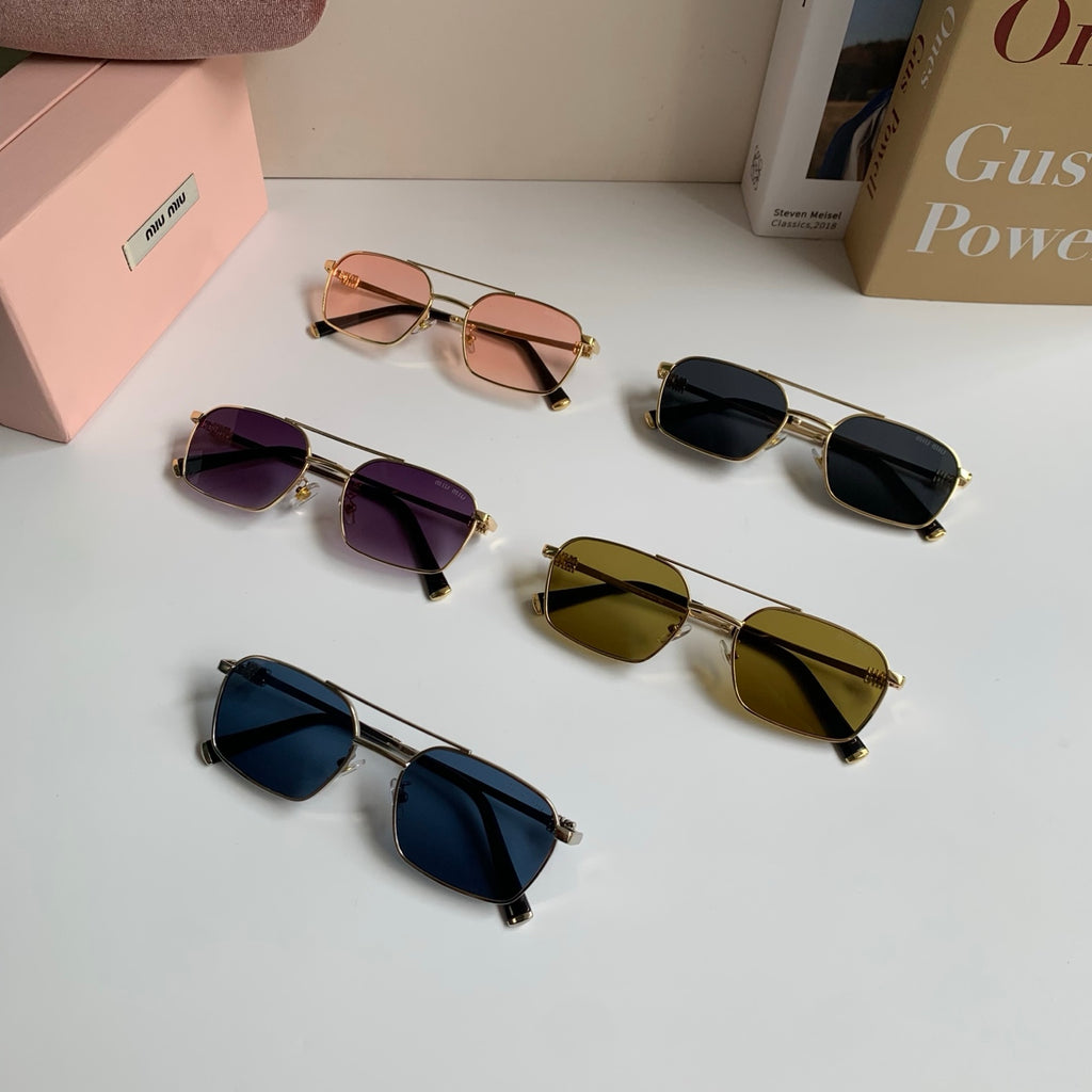 Miu Miu Metal Fashion Silver Lens Sunglasses for Men & Women - 432626 - detail image 10