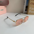 Miu Miu Metal Fashion Gold Lens Sunglasses for Men & Women