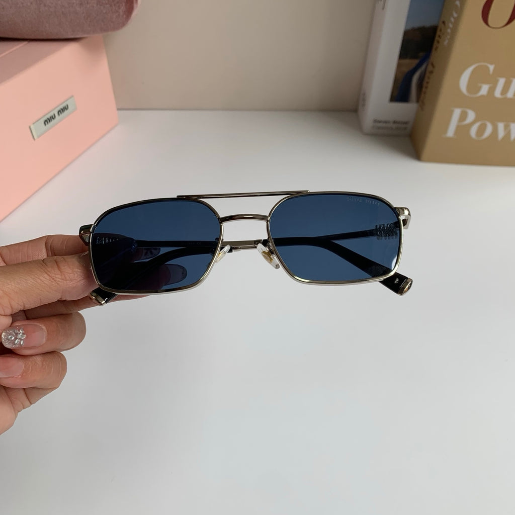 Miu Miu Metal Fashion Silver Lens Sunglasses for Men & Women - 432624 - detail image 4